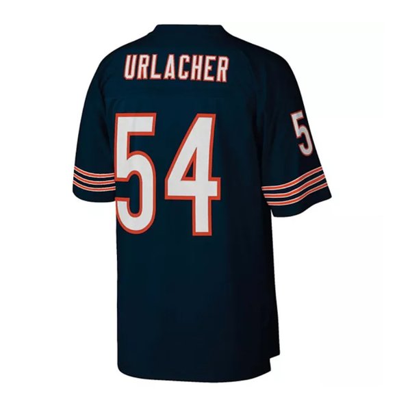 Mens NFL Brian Urlacher Navy Chicago Bears Legacy Jersey L - Picture 1 of 7